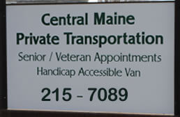 Central Maine Private Transporation services.